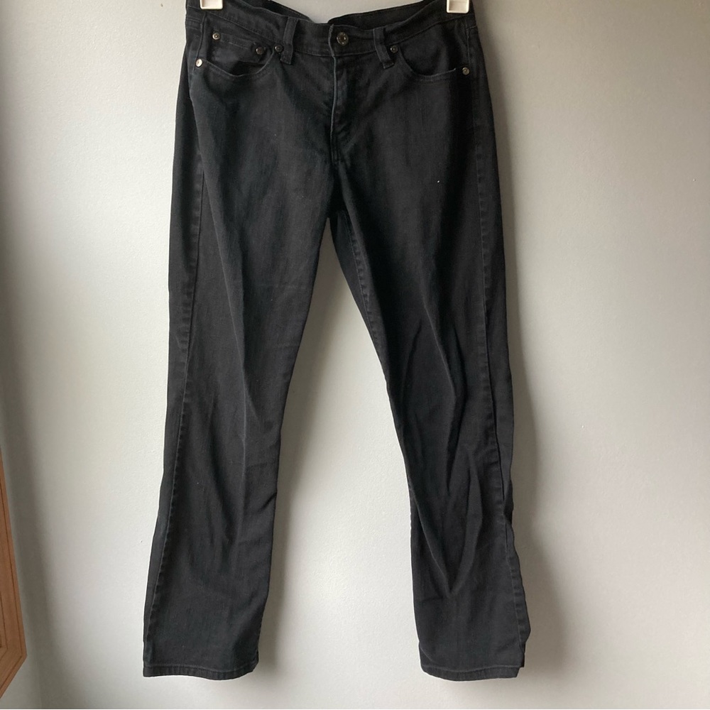 Levis 505 Straight Leg Black Denim